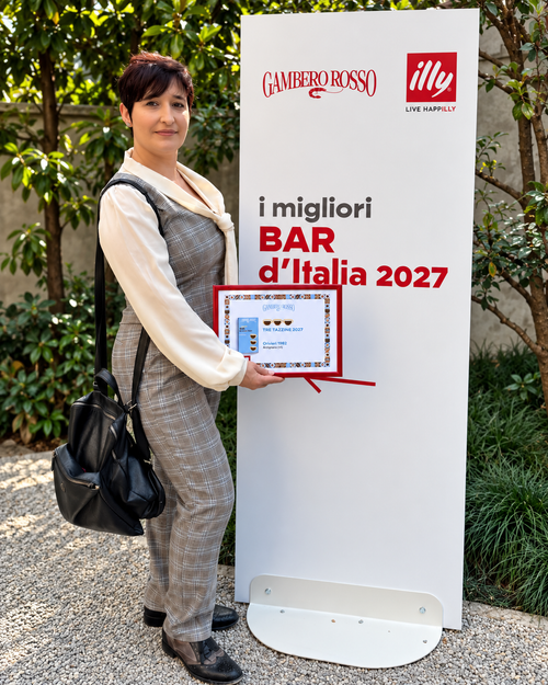 Olivieri 1882 premiato con Tre Tazzine e Tre Chicchi nella guida Bar d’Italia 2027 di Gambero Rosso