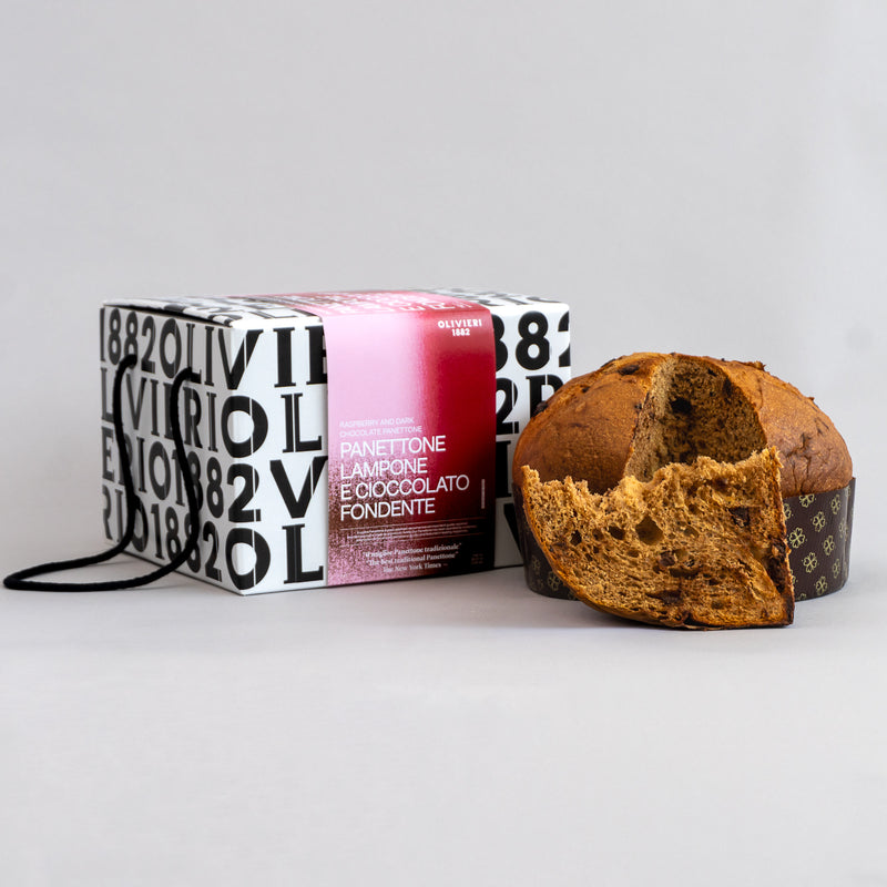 Panettone Lampone e Cioccolato Fondente