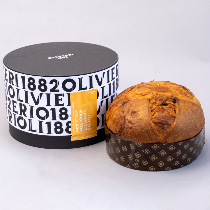 Panettone Albicocca e Caramello Salato Cappelliera