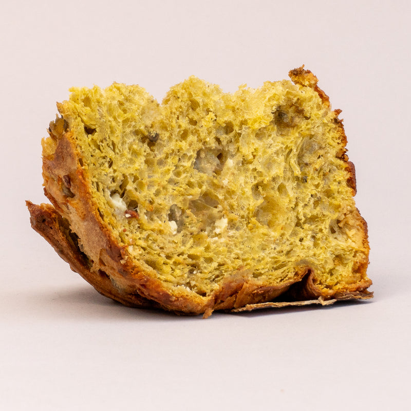 Panettone Thè Matcha, Yuzu e Cioccolato bianco