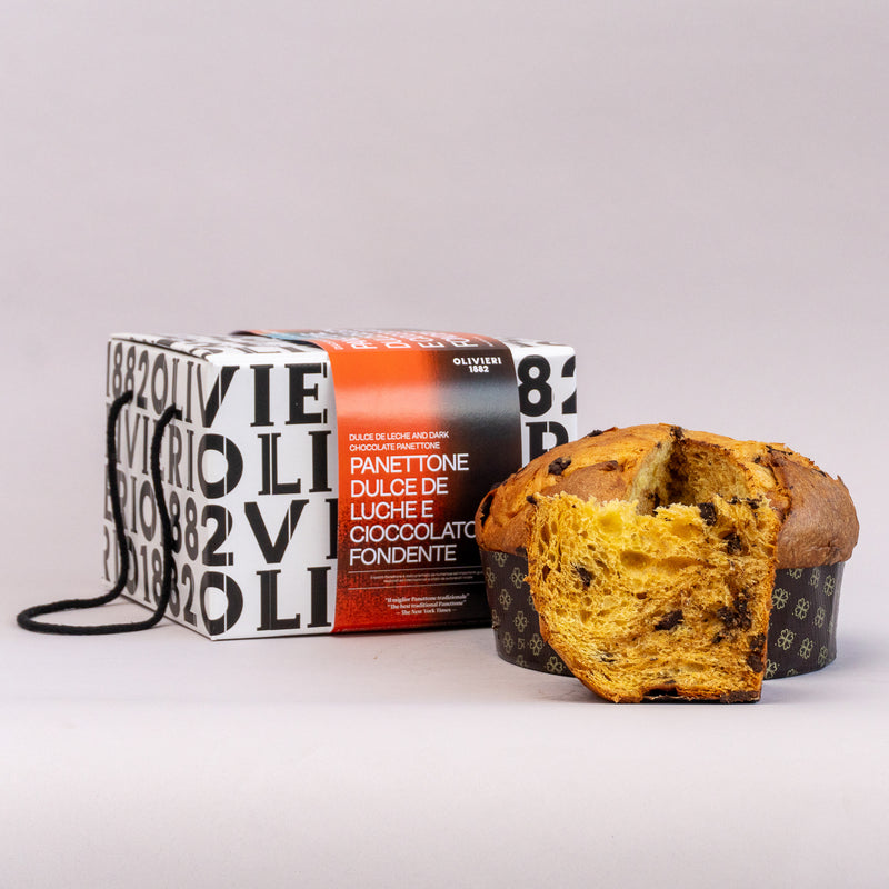 Panettone Dulche de Leche e cioccolato fondente
