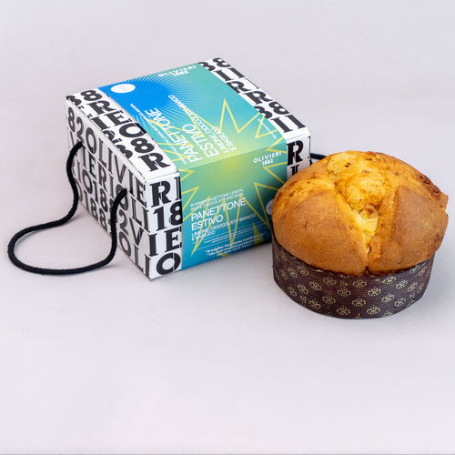 Panettone Estivo Limone, Cioccolato Bianco e Basilico