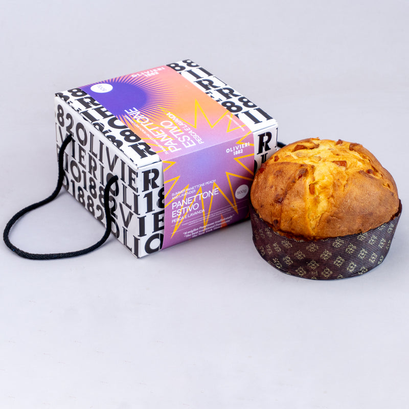 Panettone Estivo Pesca e Lavanda