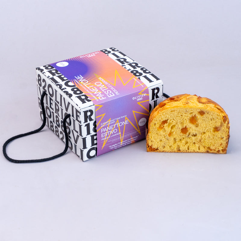 Panettone Estivo Pesca e Lavanda