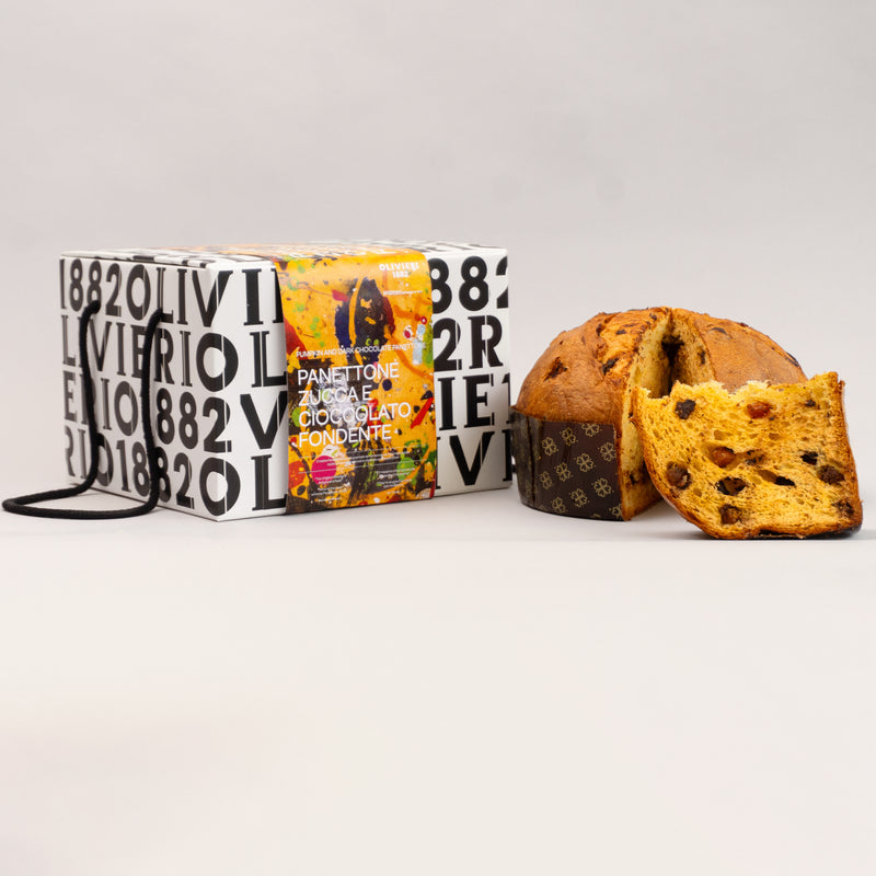 Panettone Zucca e Cioccolato Fondente - Olivieri 1882 x Dario Pegoretti