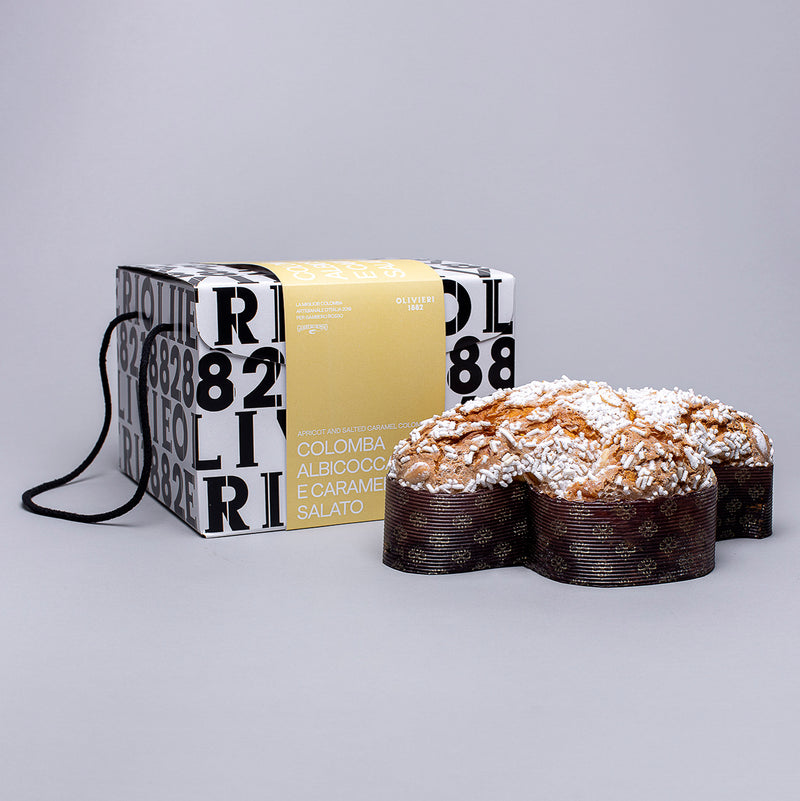 Apricot and Salted Caramel Colomba